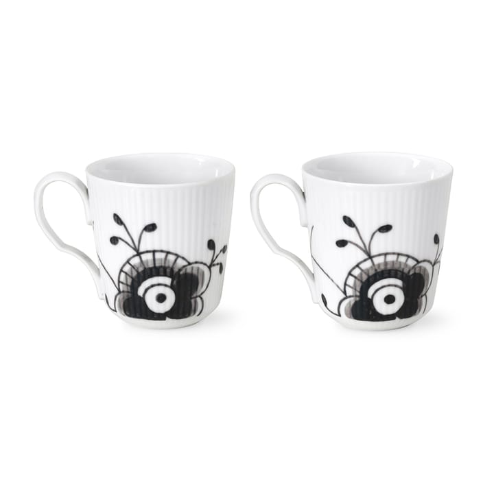 Black Fluted Mega muki 2 kpl, 28 cl Royal Copenhagen