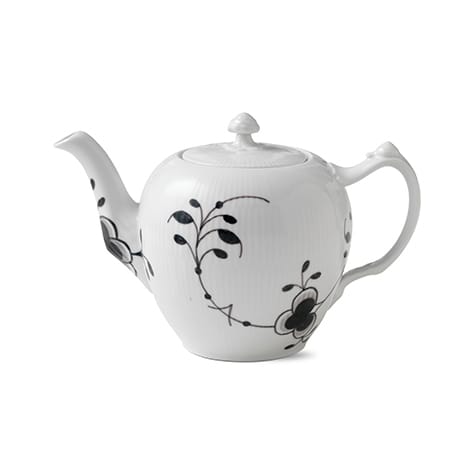 Black Fluted Mega -teekannu, 100 cl Royal Copenhagen