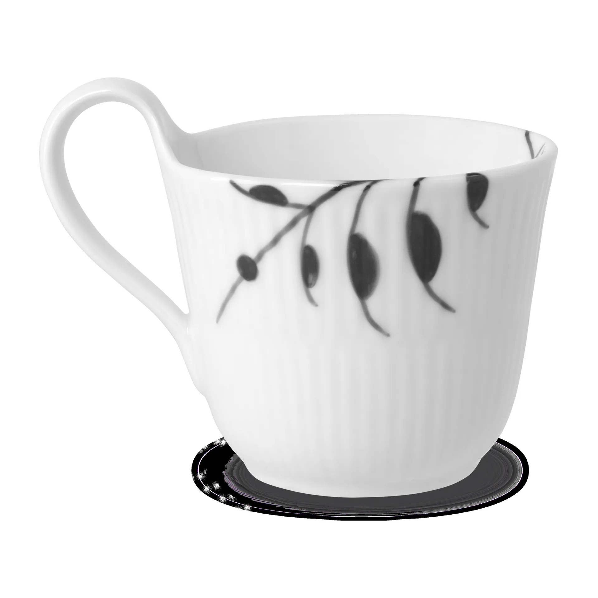 Black Mega muki korkealla kahvalla, 24cl Royal Copenhagen