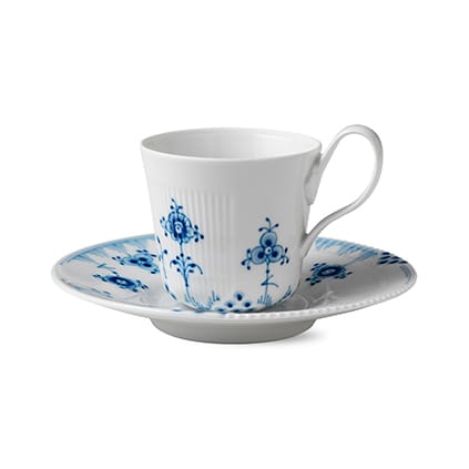 Blue Elements kuppi ja aluslautanen - 25 cl - Royal Copenhagen
