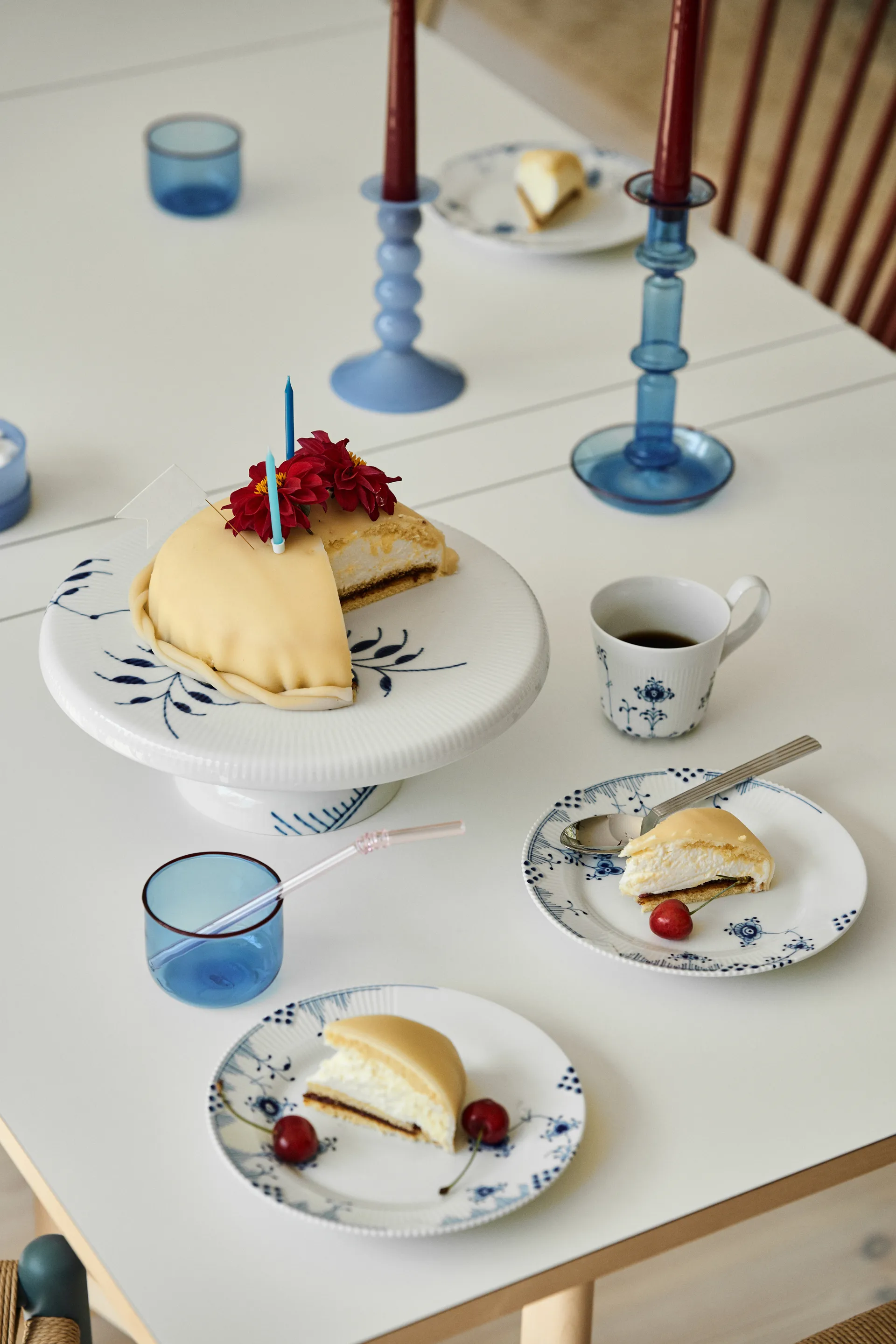 Blue Elements lautanen sininen, 19 cm Royal Copenhagen