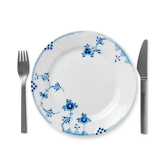 Blue Elements lautanen sininen, Ø 22 cm Royal Copenhagen