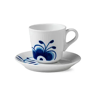 Blue Fluted Mega -espressokuppi - 9 cl - Royal Copenhagen