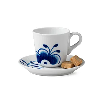 Blue Fluted Mega -espressokuppi, 9 cl Royal Copenhagen
