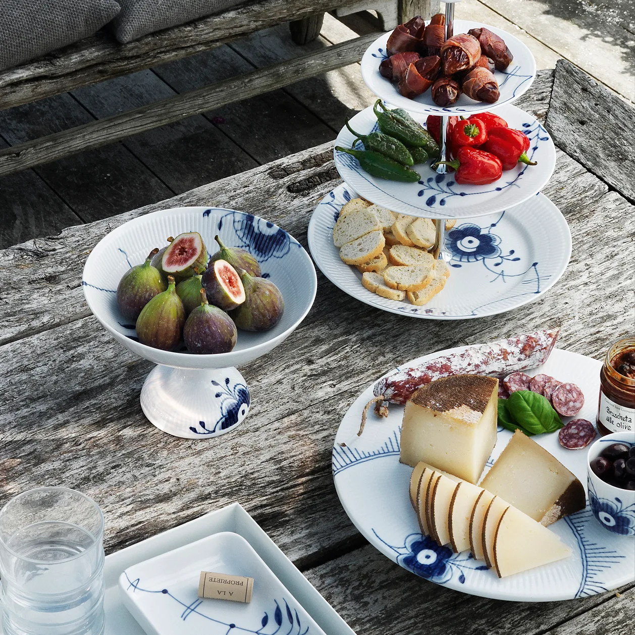 Blue Fluted Mega jalallinen kulho, 15 cm Royal Copenhagen