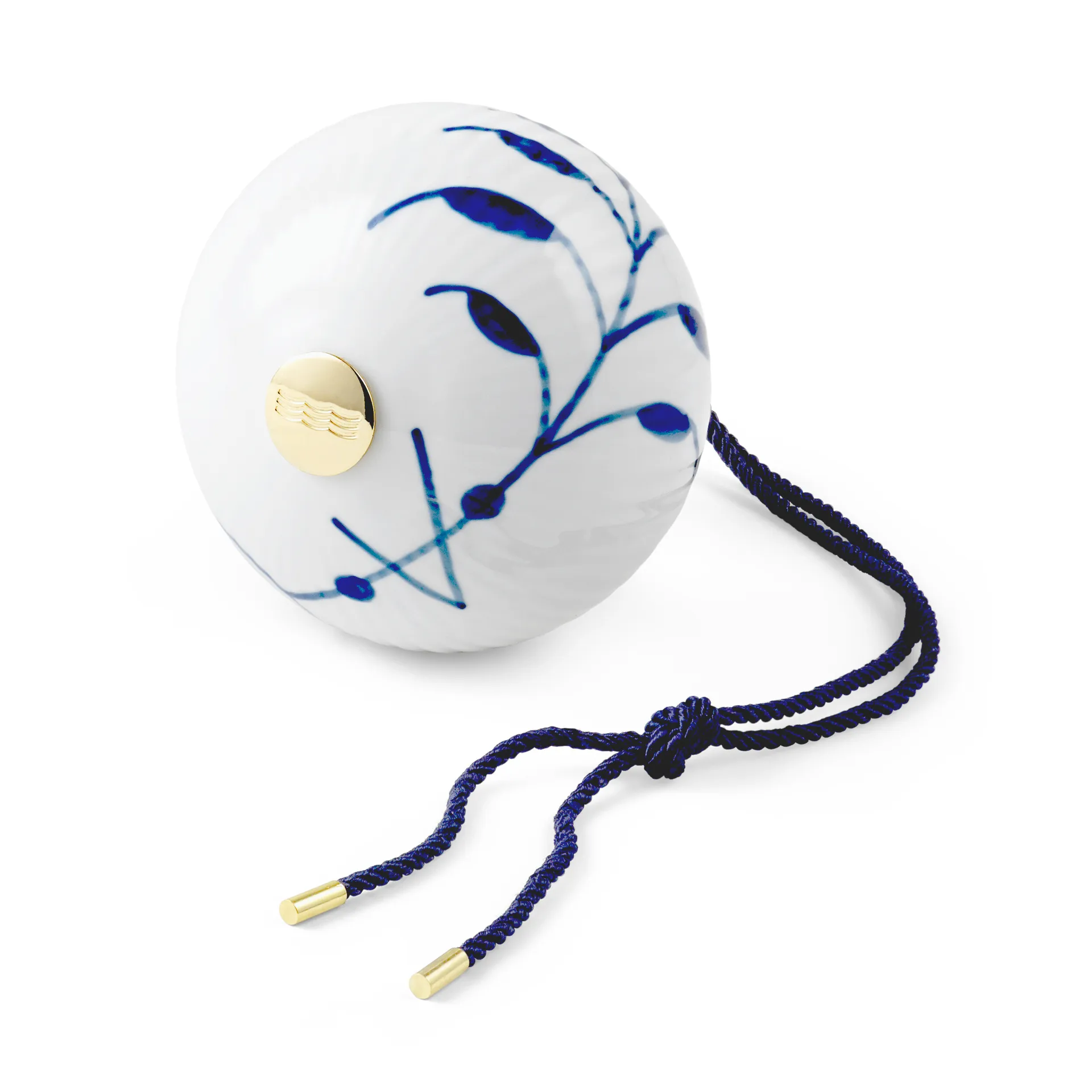 Blue Fluted Mega -joulupallo 1, Ø 9,5 cm Royal Copenhagen