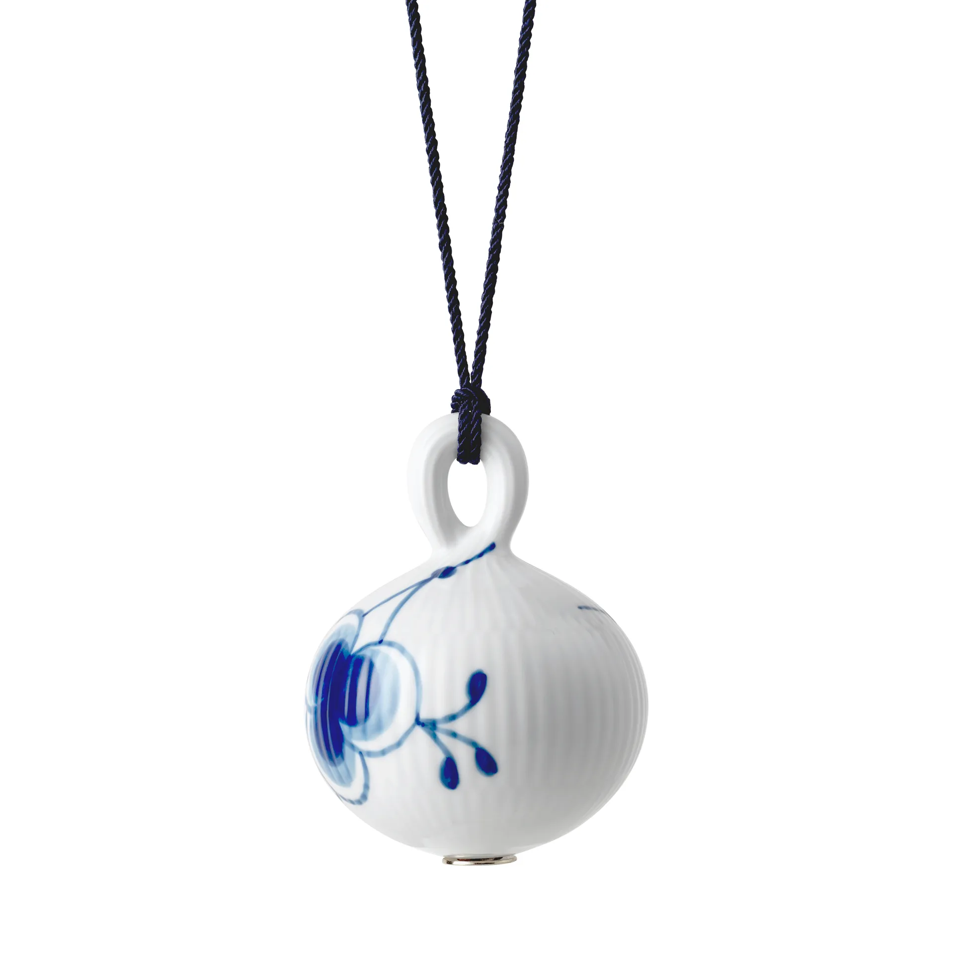 Blue Fluted Mega -joulupallo 1, Ø 9,5 cm Royal Copenhagen