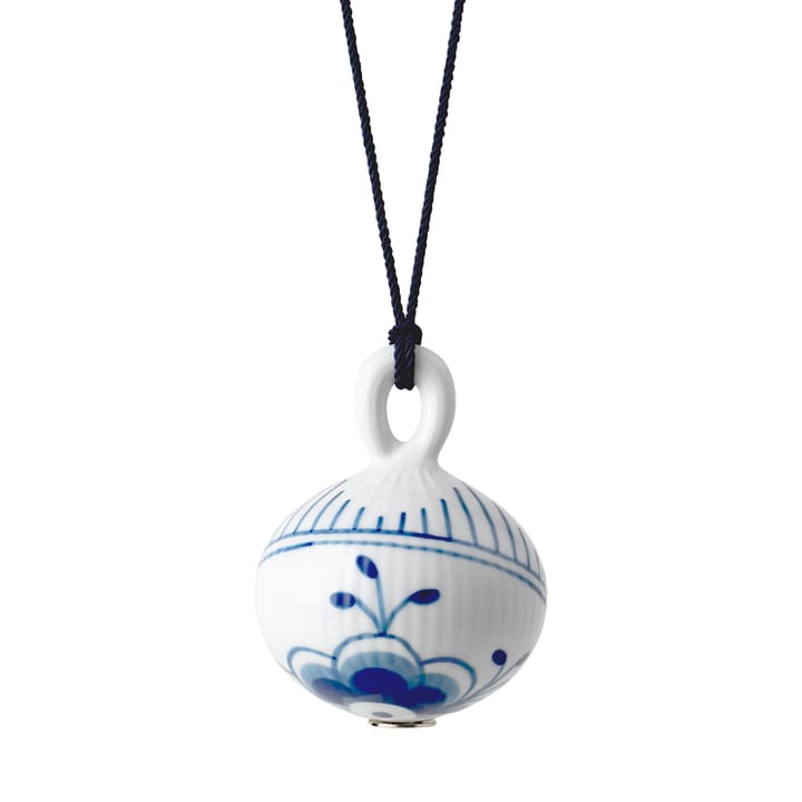 Blue Fluted Mega -joulupallo 2, Ø 9,5 cm Royal Copenhagen