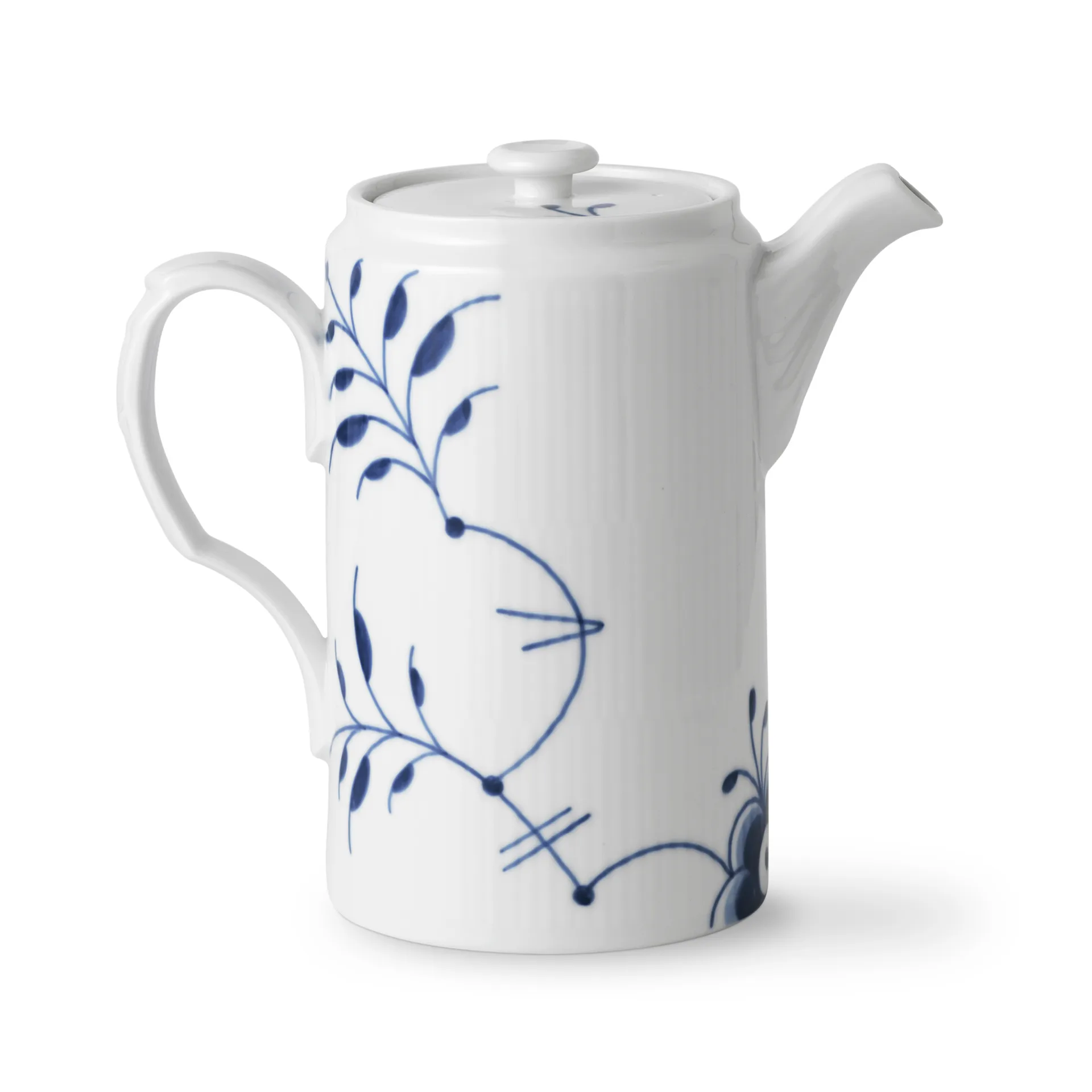 Blue Fluted Mega -kannu kannella, 1,1 L Royal Copenhagen