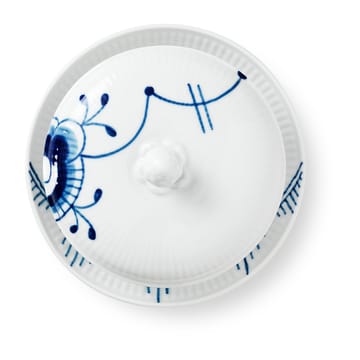 Blue Fluted Mega kulho kannella ja lautasella - 38 cl - Royal Copenhagen