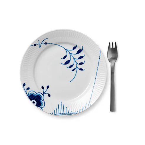 Blue Fluted Mega lautanen 2, Ø 19 cm Royal Copenhagen