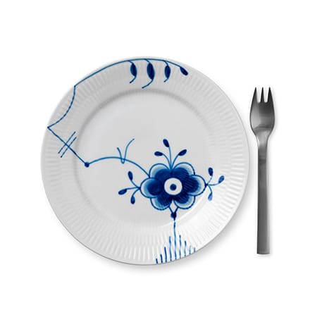 Blue Fluted Mega lautanen 6, Ø 19 cm Royal Copenhagen