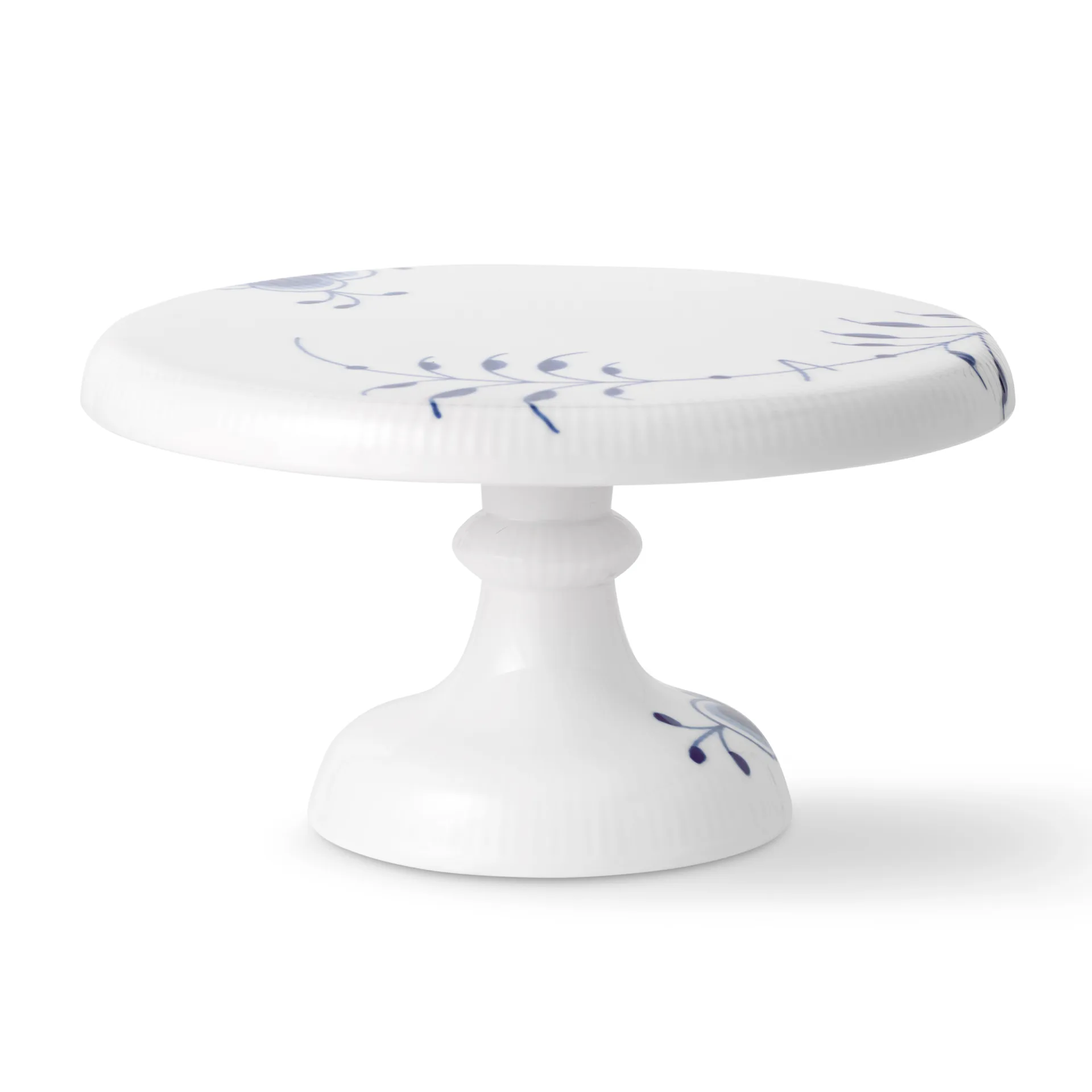 Blue Fluted Mega -lautanen jalalla, 23 cm Royal Copenhagen