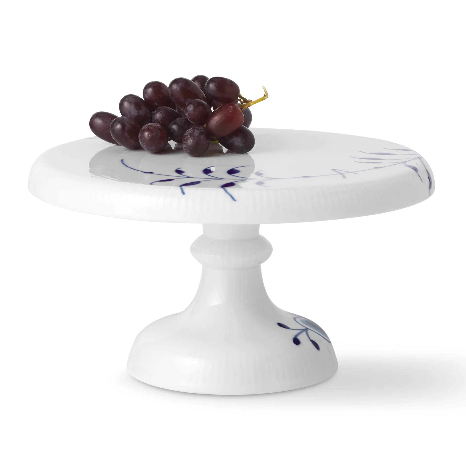 Blue Fluted Mega -lautanen jalalla, 23 cm Royal Copenhagen