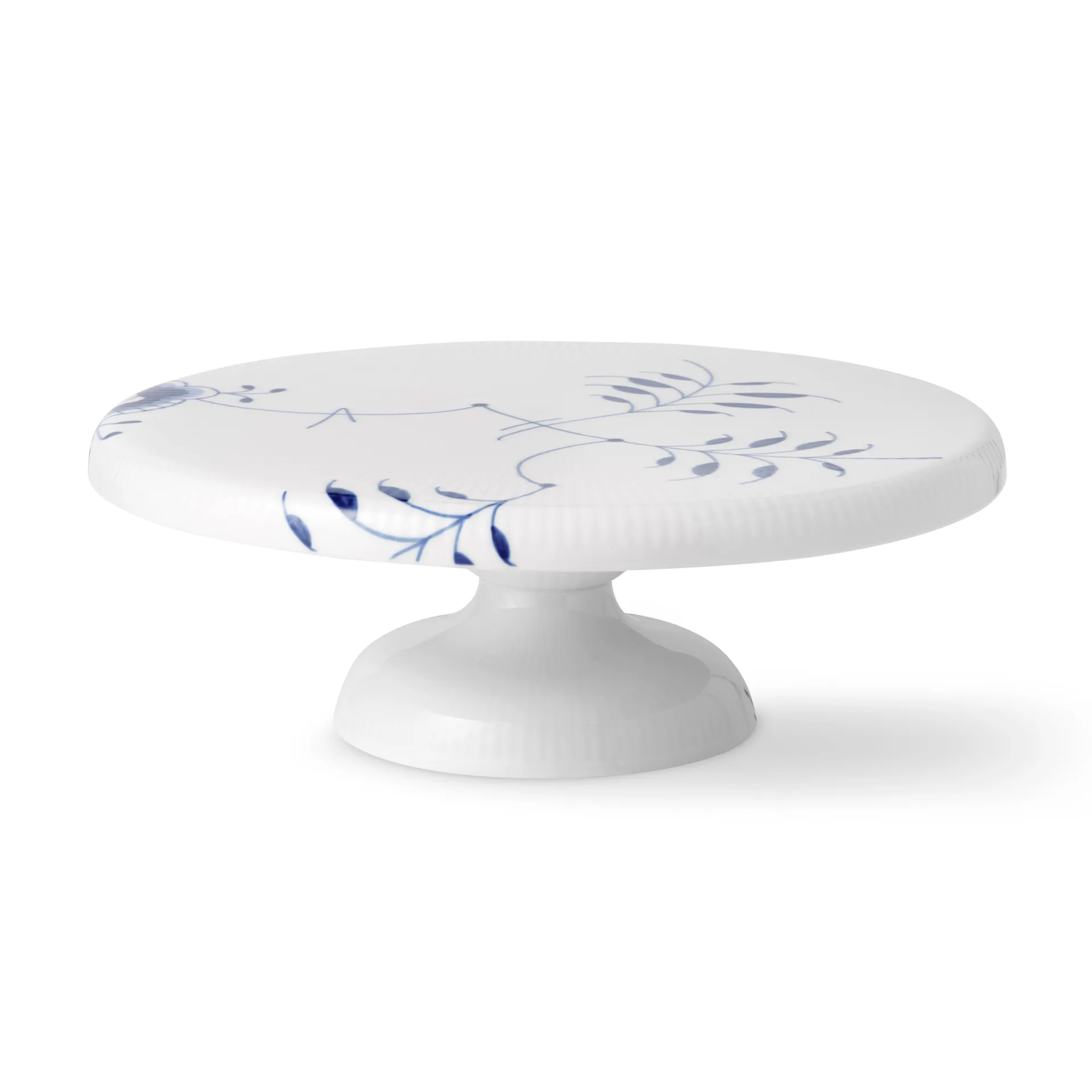 Blue Fluted Mega -lautanen jalalla, 29,5 cm Royal Copenhagen