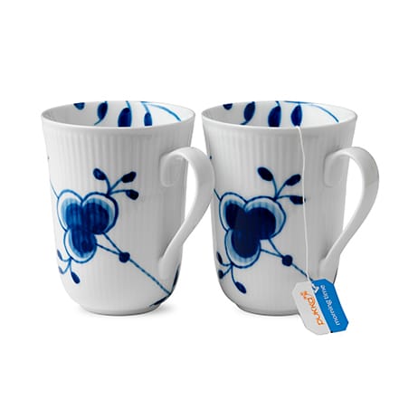 Blue Fluted Mega muki 2 kpl , 33 cl Royal Copenhagen