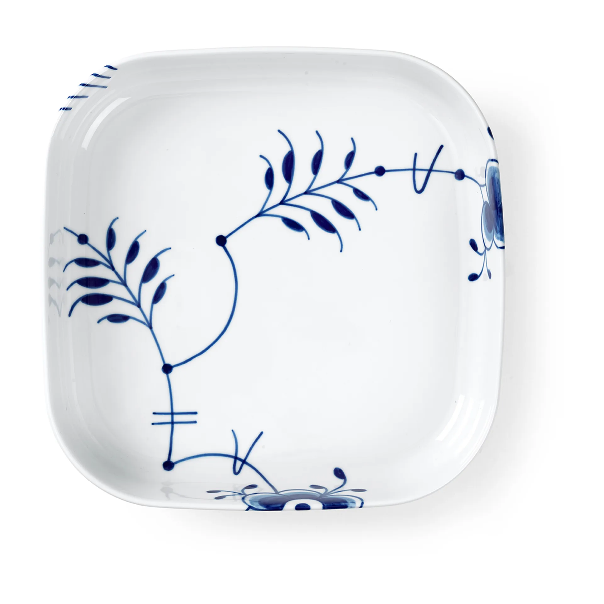 Blue Fluted Mega neliömäinen uunivuoka, 25x25 cm Royal Copenhagen