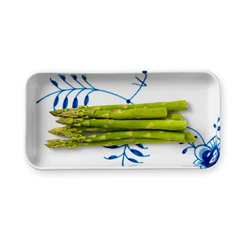 Blue Fluted Mega neliönmuotoinen lautanen, 24 cm Royal Copenhagen