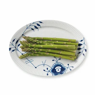 Blue Fluted Mega ovaali lautanen 7, 28 cm Royal Copenhagen