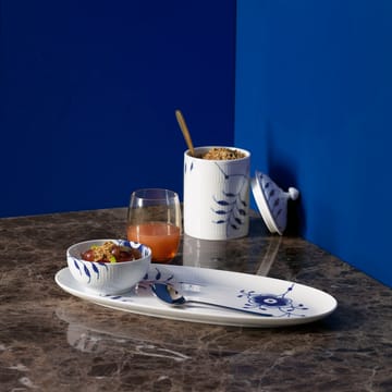 Blue Fluted Mega – purkki kannella - 16 cm - Royal Copenhagen