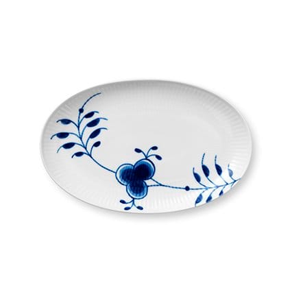 Blue Fluted Mega soikea lautanen, Ø 23 cm Royal Copenhagen
