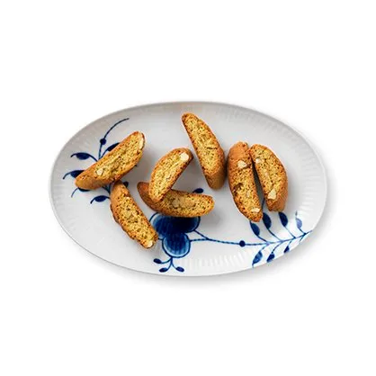 Blue Fluted Mega soikea lautanen, Ø 23 cm Royal Copenhagen