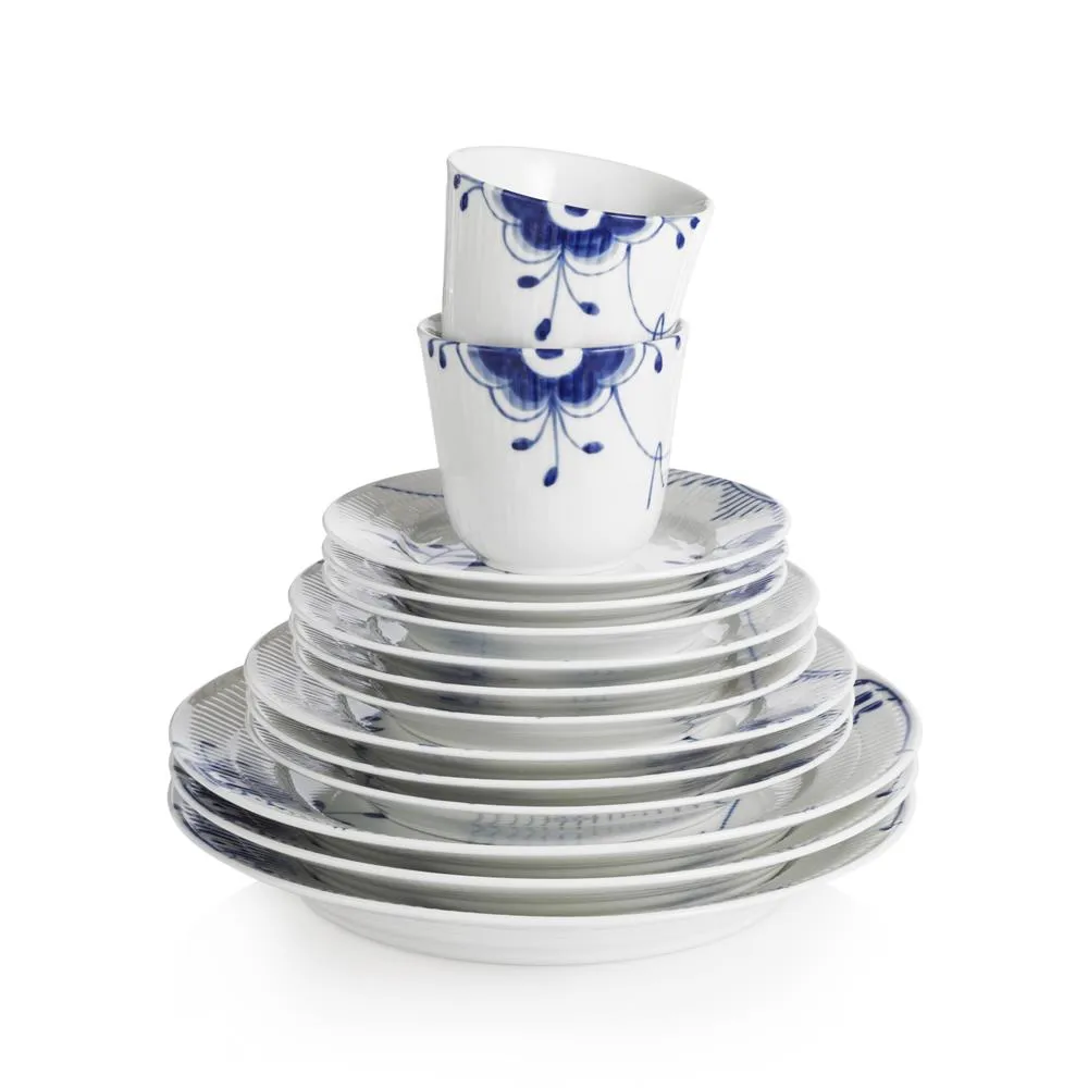 Blue Fluted Mega syvä lautanen, Ø 17 cm Royal Copenhagen