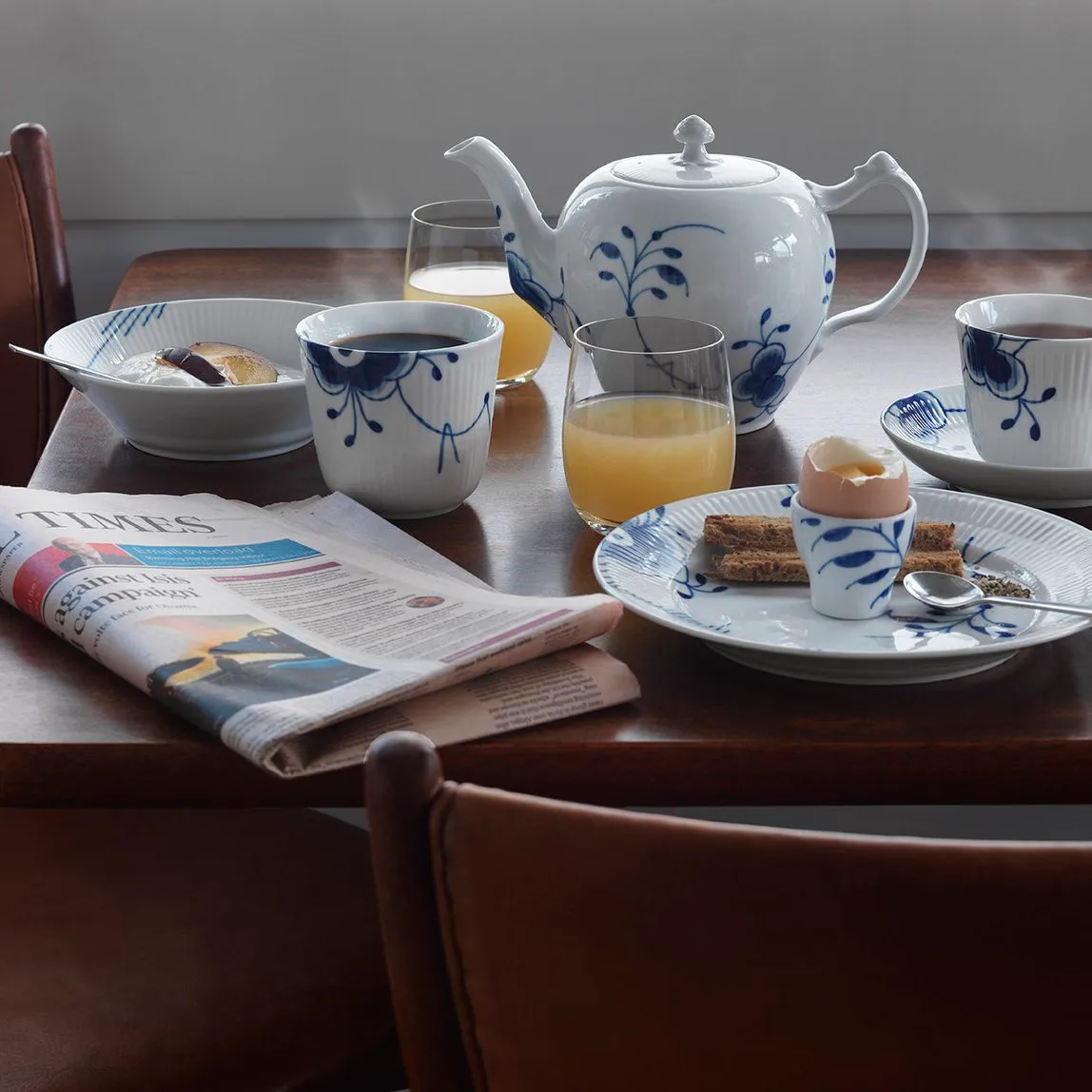 Blue Fluted Mega termomuki 2 kpl, 26 cl Royal Copenhagen