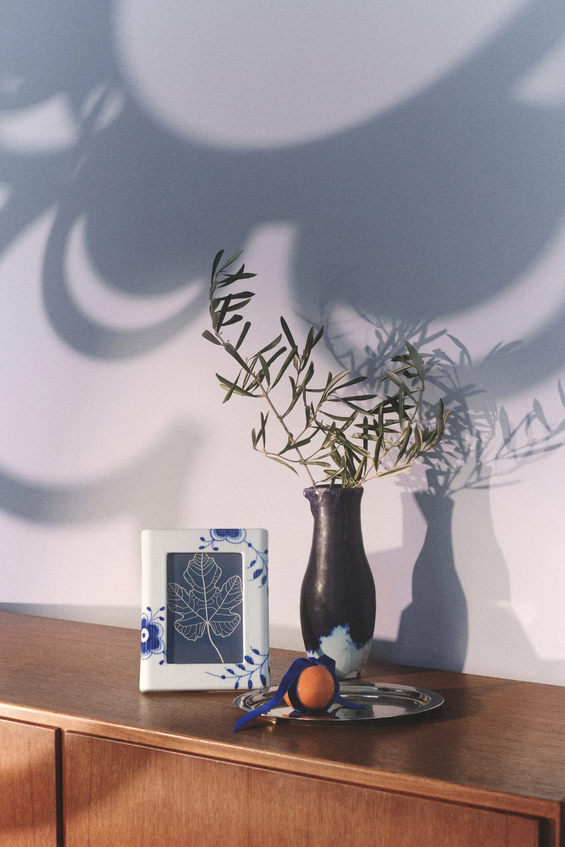 Blue Fluted Mega valokuvakehys 16,5x21 cm, White-blue Royal Copenhagen