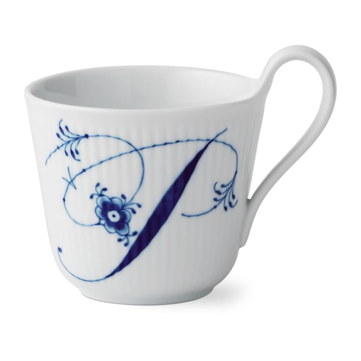 Blue Fluted Plain Alphabet -muki 33 cl - P - Royal Copenhagen