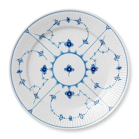 Blue Fluted Plain lautanen, Ø 27 cm Royal Copenhagen
