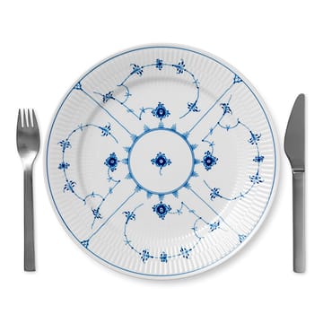 Blue Fluted Plain lautanen - Ø 27 cm - Royal Copenhagen