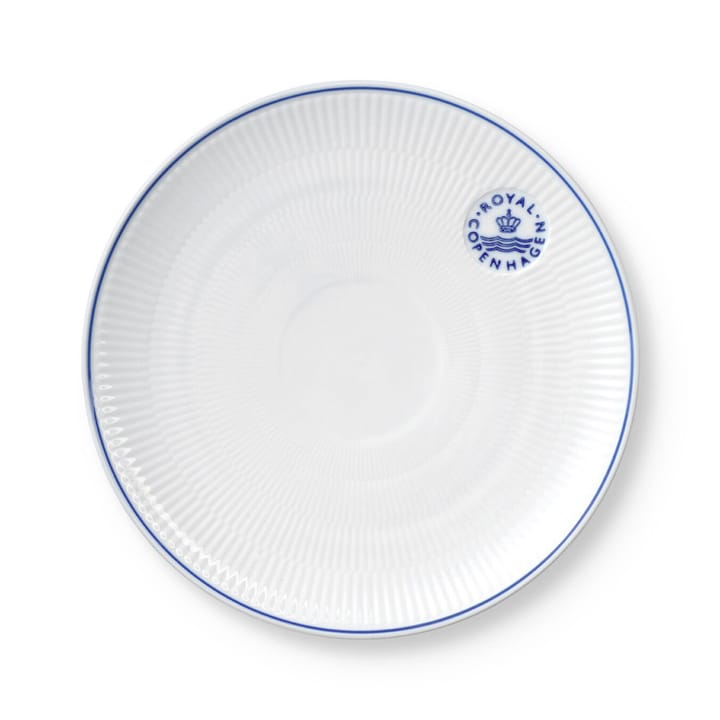 Blueline coupe -lautanen Ø 23 cm, Valkoinen-sininen Royal Copenhagen