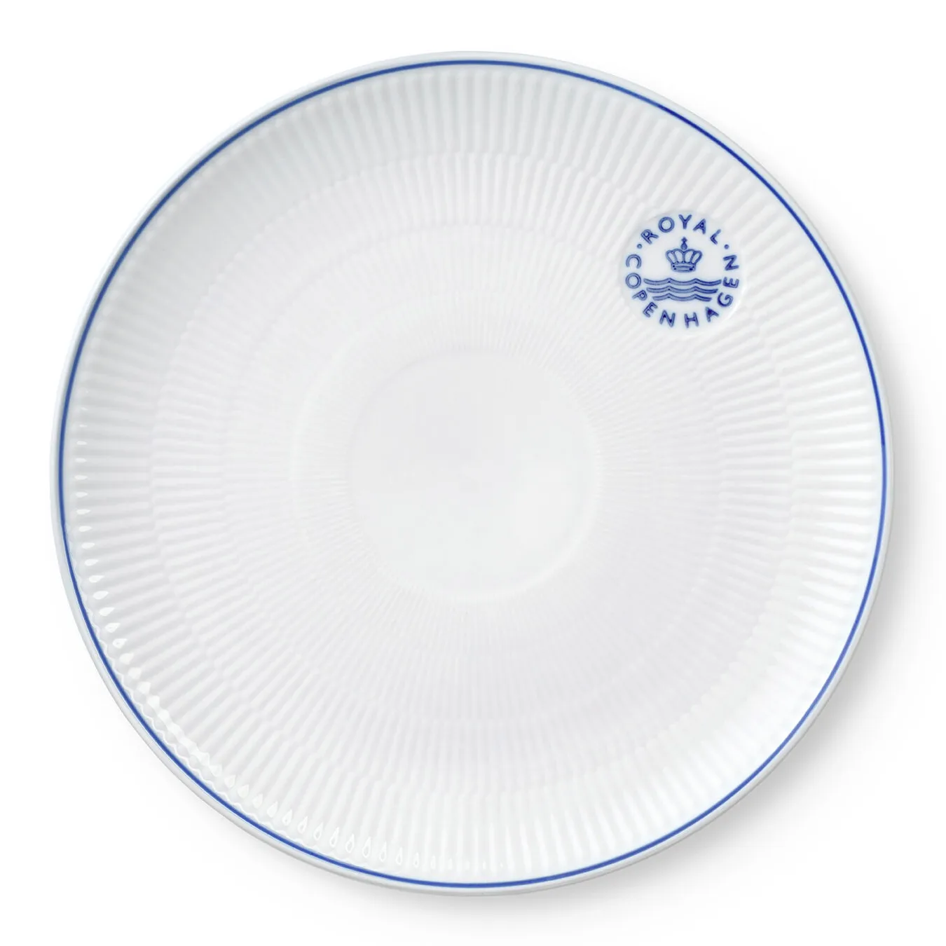 Blueline coupe -lautanen Ø 27 cm, Valkoinen-sininen Royal Copenhagen