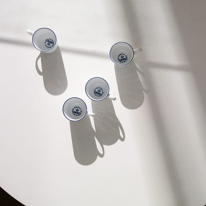Blueline muki 28 cl, 2-pakkaus, Valkoinen-sininen Royal Copenhagen
