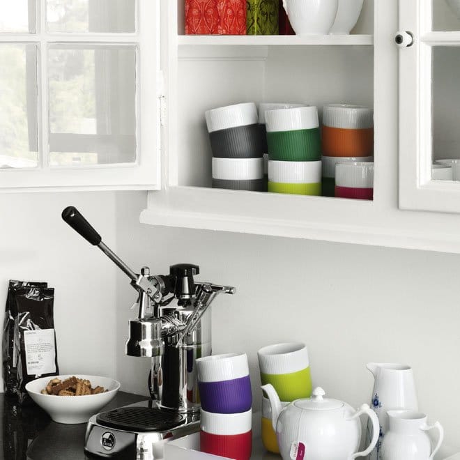 Fluted Contrast muki, anthracite (harmaa) Royal Copenhagen