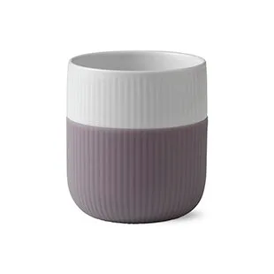 Fluted Contrast muki, heather (kanervanpunainen) Royal Copenhagen