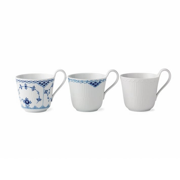 Gåvosetti History Mix mukit Spets 3-pakkaus - 33 cl - Royal Copenhagen