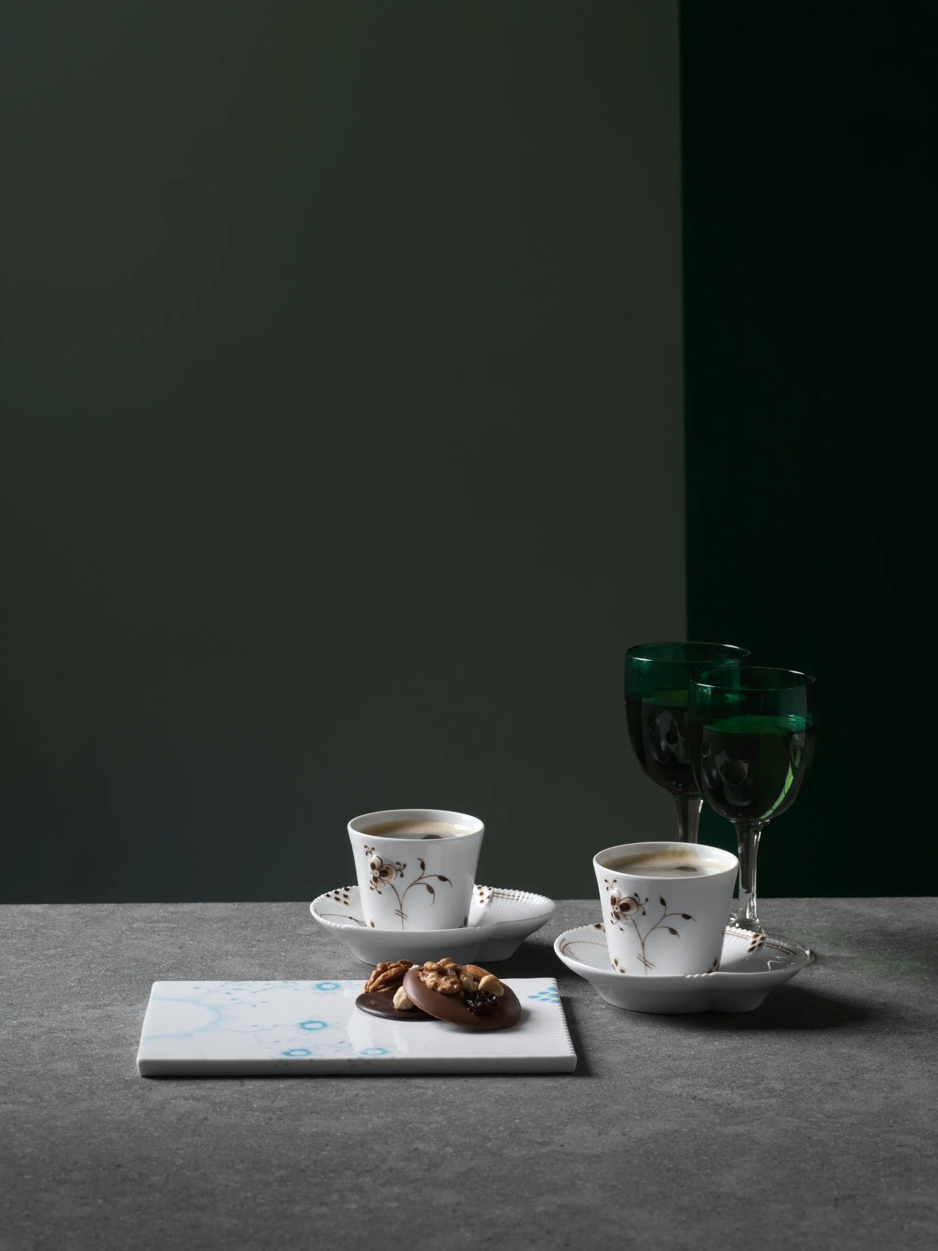 Multicoloured Elements mocca espressokuppi jalka vati, 10 cl Royal Copenhagen