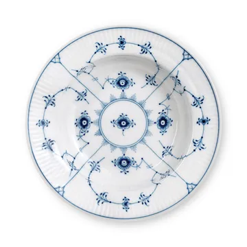 Musselmalet uurrettu reunallinen syvä lautanen - Ø17 cm - Royal Copenhagen