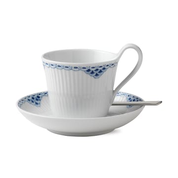 Princess kuppi ja aluslautanen - 25 cl - korkea korva - Royal Copenhagen