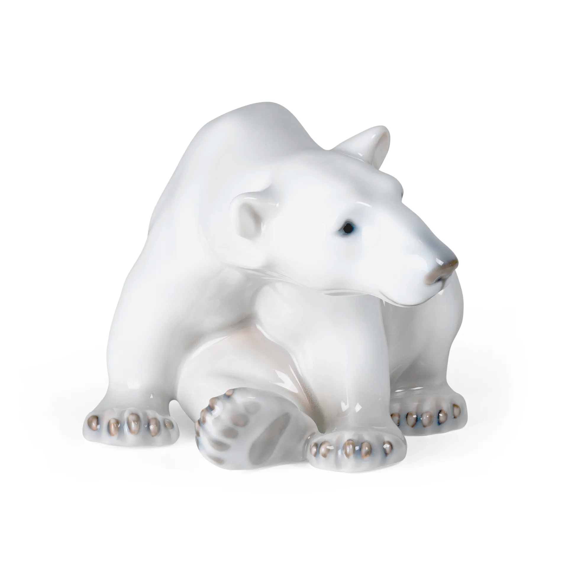 Royal Copenhagen koriste istuva jääkarhu, 12 cm Royal Copenhagen