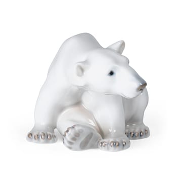 Royal Copenhagen koriste istuva jääkarhu - 12 cm - Royal Copenhagen
