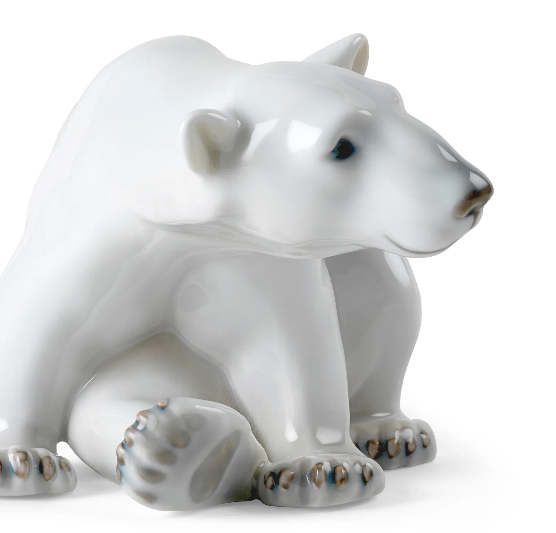 Royal Copenhagen koriste istuva jääkarhu, 12 cm Royal Copenhagen