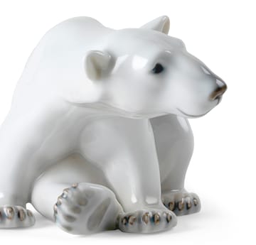 Royal Copenhagen koriste istuva jääkarhu - 12 cm - Royal Copenhagen