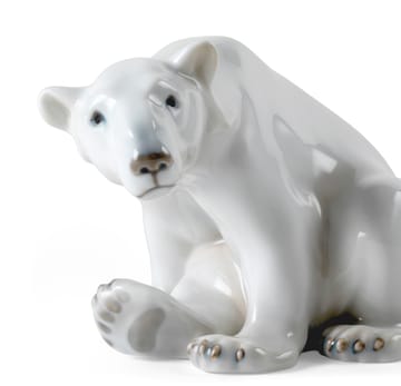 Royal Copenhagen koriste istuva jääkarhu - 12 cm - Royal Copenhagen