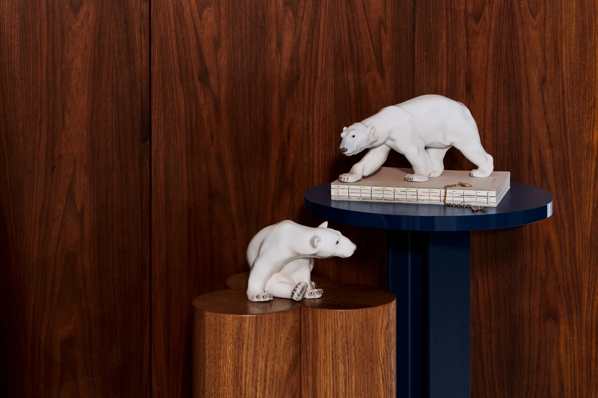 Royal Copenhagen koriste istuva jääkarhu, 12 cm Royal Copenhagen