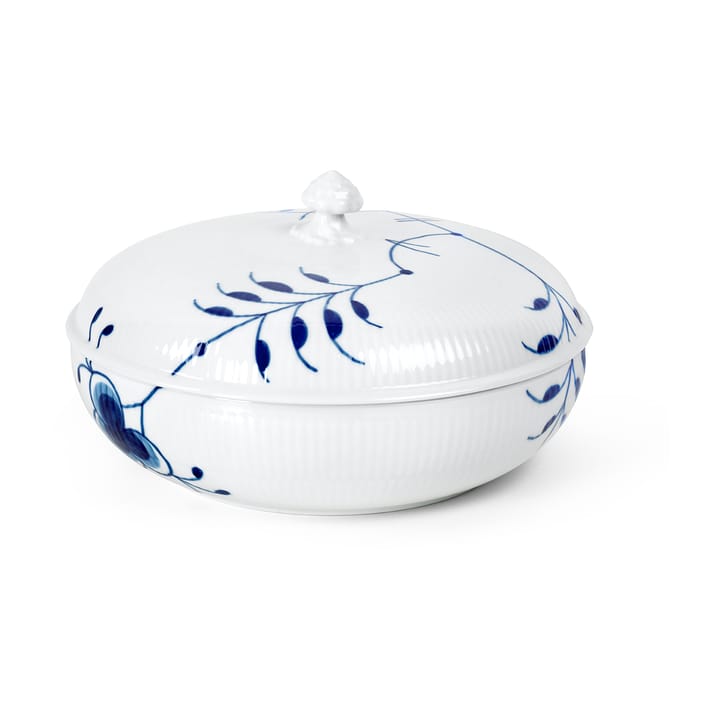 Sininen Mega Riflet kulho kannella, 130 cl Royal Copenhagen