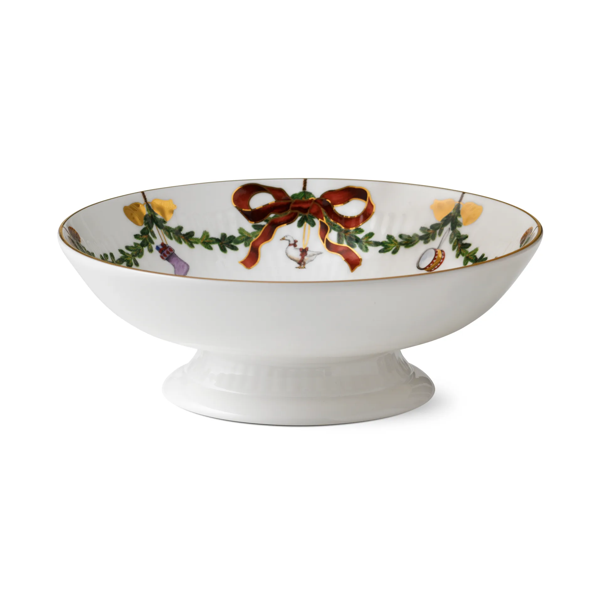 Star Fluted Christmas jalallinen kulho, 6 cm Royal Copenhagen