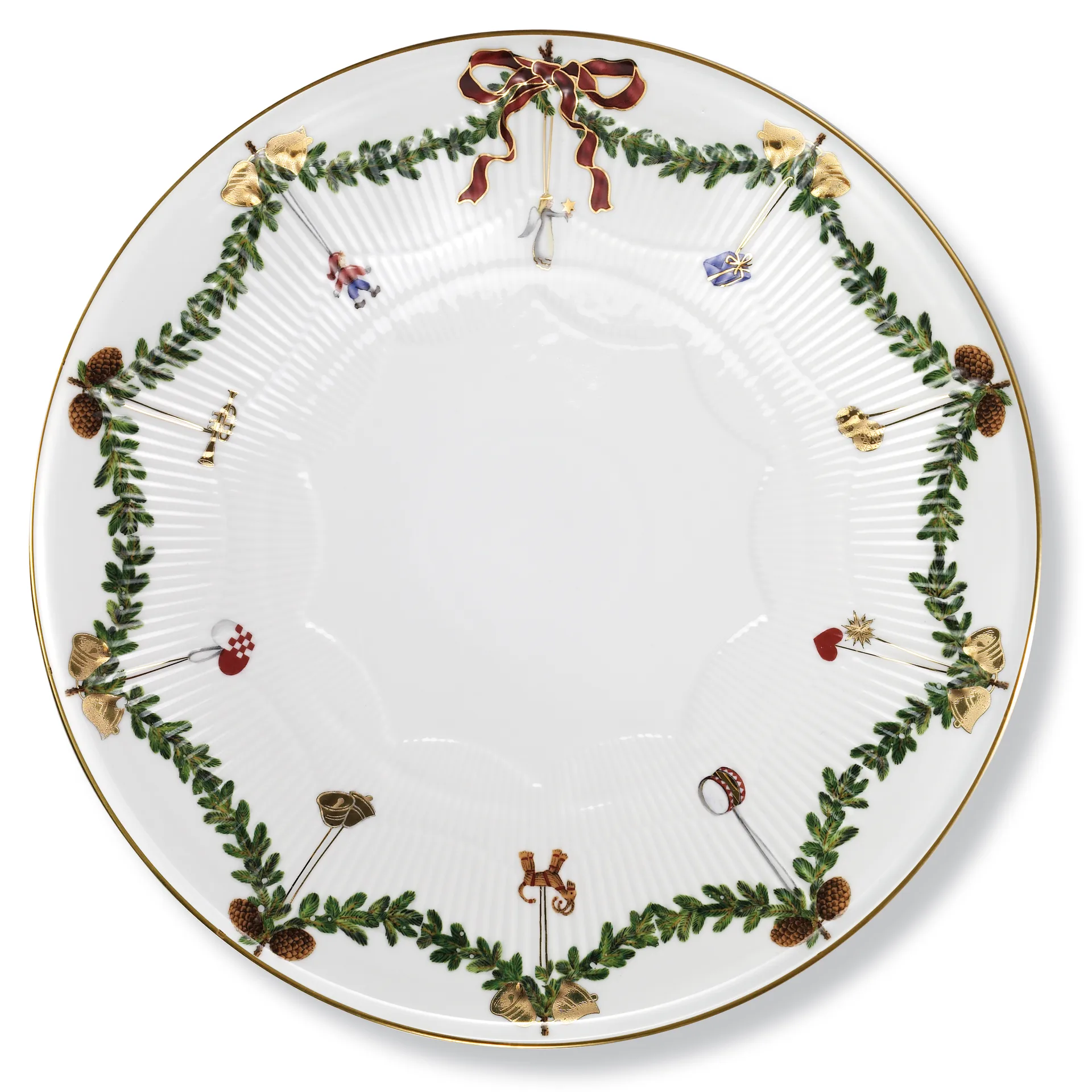 Star Fluted Christmas -kakkuvati, Ø32 cm Royal Copenhagen